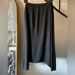 Eileen Fisher Black Drop Crotch Pant PM